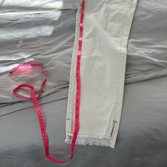 Eileen Fisher Jeans size 12, Skinny Ankle Raw Hem - Picture 4 of 14